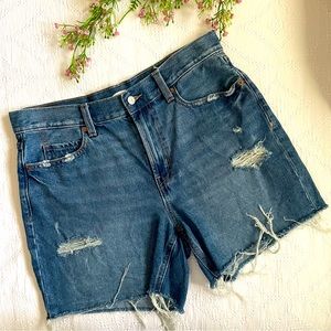 High-Waisted Jean Shorts
